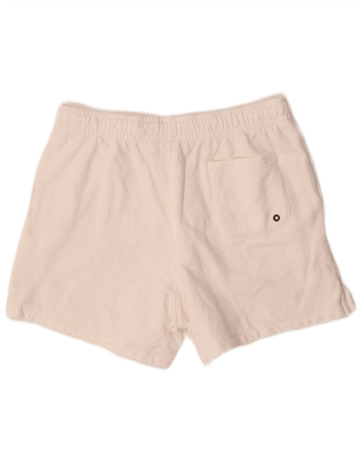 NIKE Pantalones cortos deportivos para hombre XL Algodón blanco