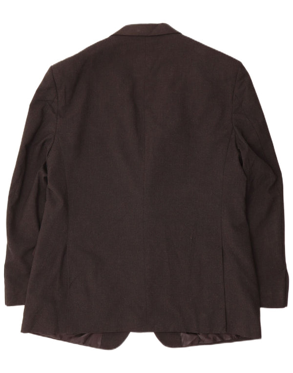 Marks & Spencer Chaqueta tipo blazer con 2 botones para hombre UK 44 XL Poliéster gris