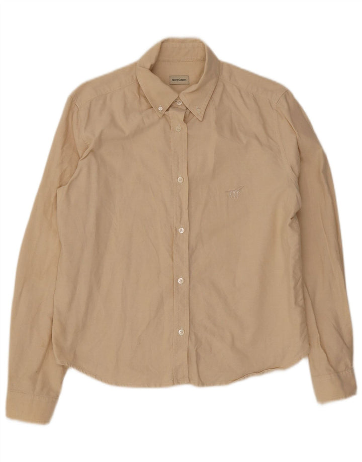 Henry Cottons Camisa Mujer IT 48 XL Algodón Beige