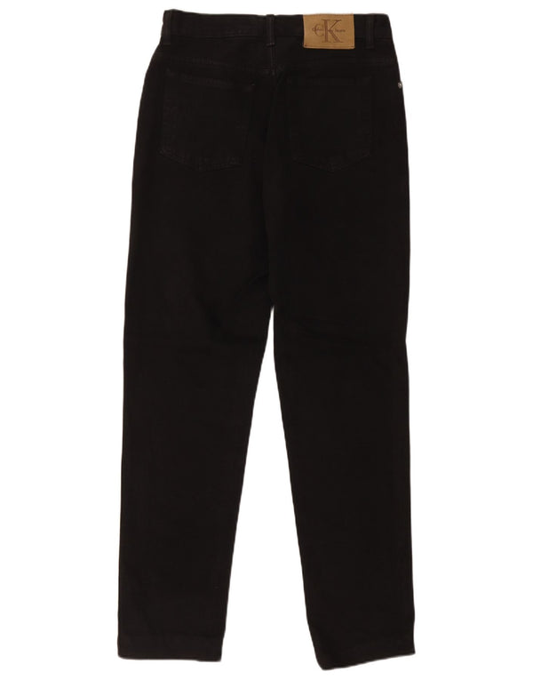 Calvin Klein Jeans Rectos para Mujer US 8 Medium W30 L29 Algodón Negro