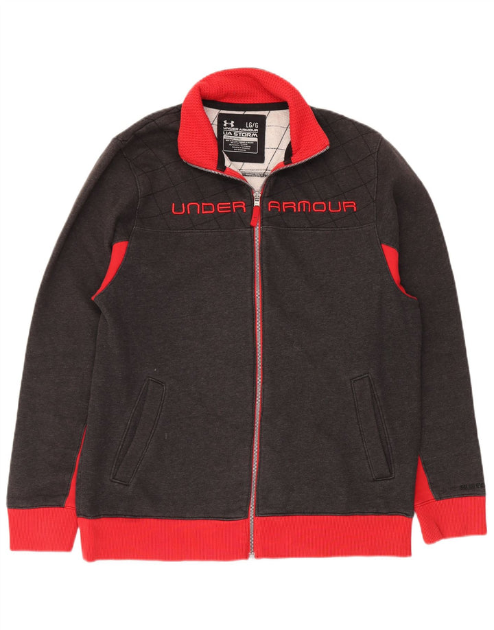 UNDER ARMOUR Chaqueta superior de chándal de corte regular para hombre Bloque de color gris grande