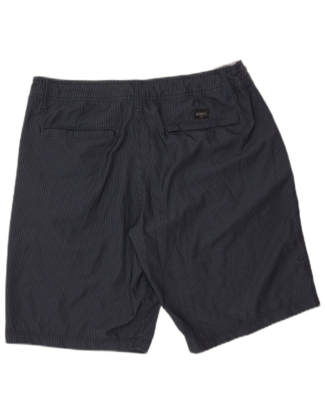 O'Neill Pantalones cortos chinos para hombre W34 Poliéster a rayas azul marino grande