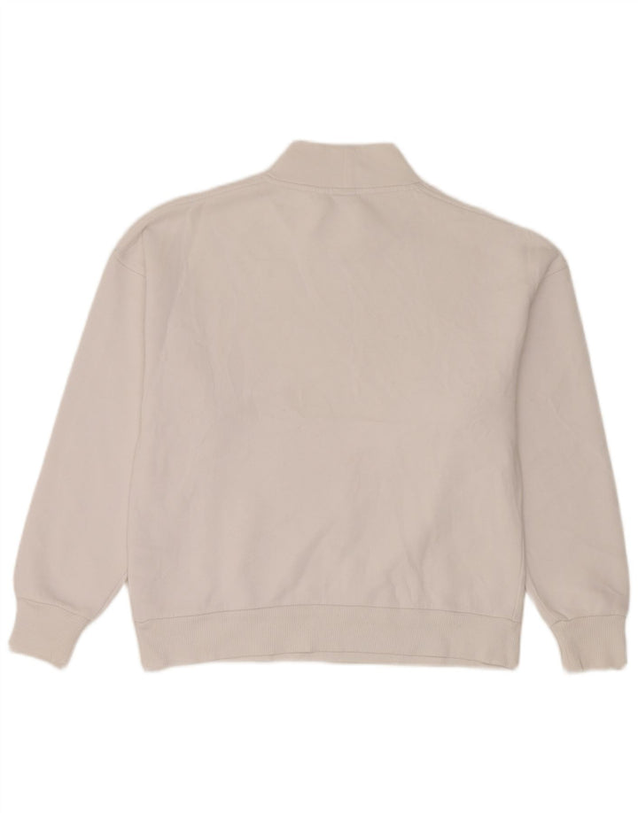 Colmar - Sudadera extragrande para mujer, talla 10, algodón blanco pequeño