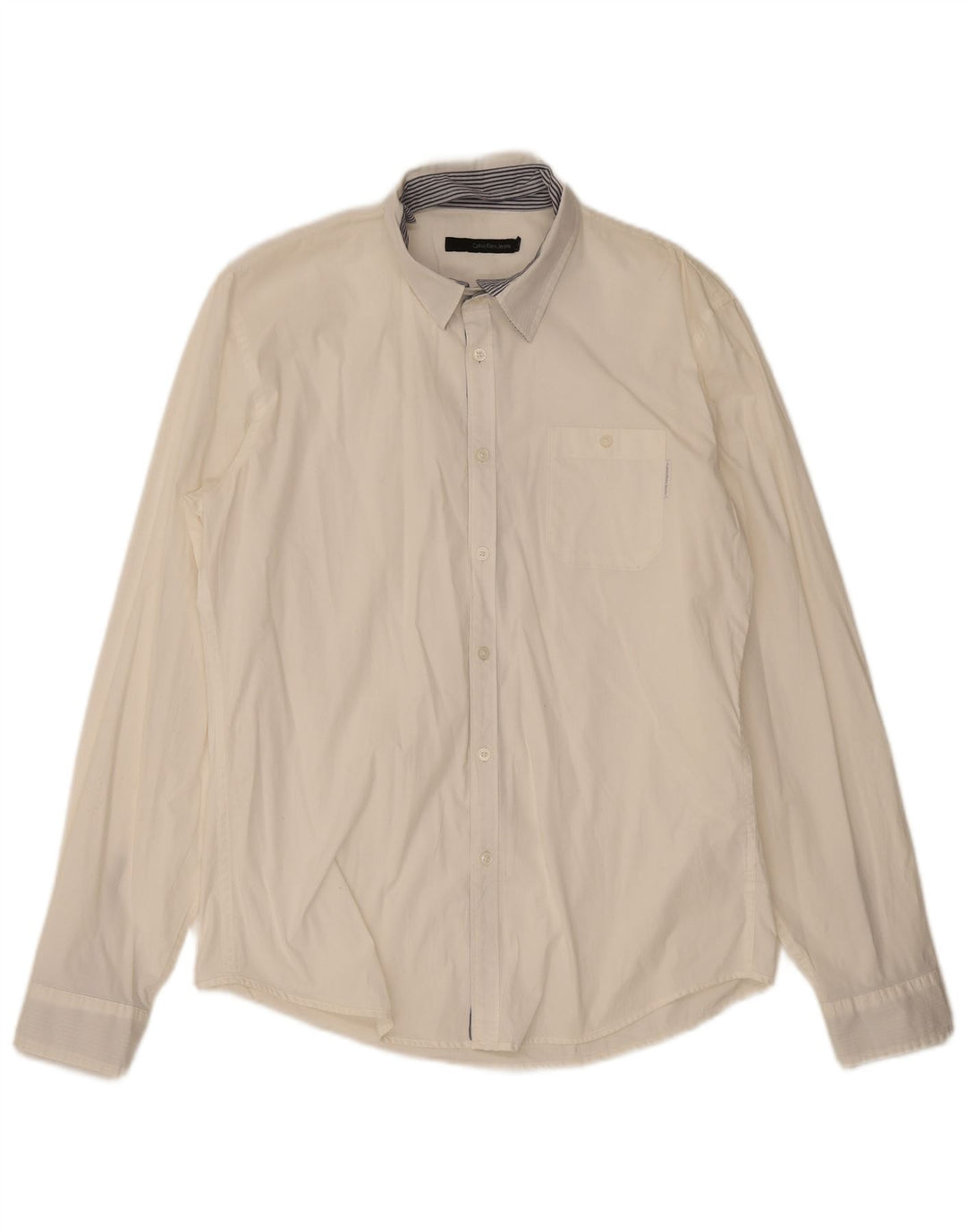 Camisa Calvin Klein Jeans Hombre 2XL Blanco