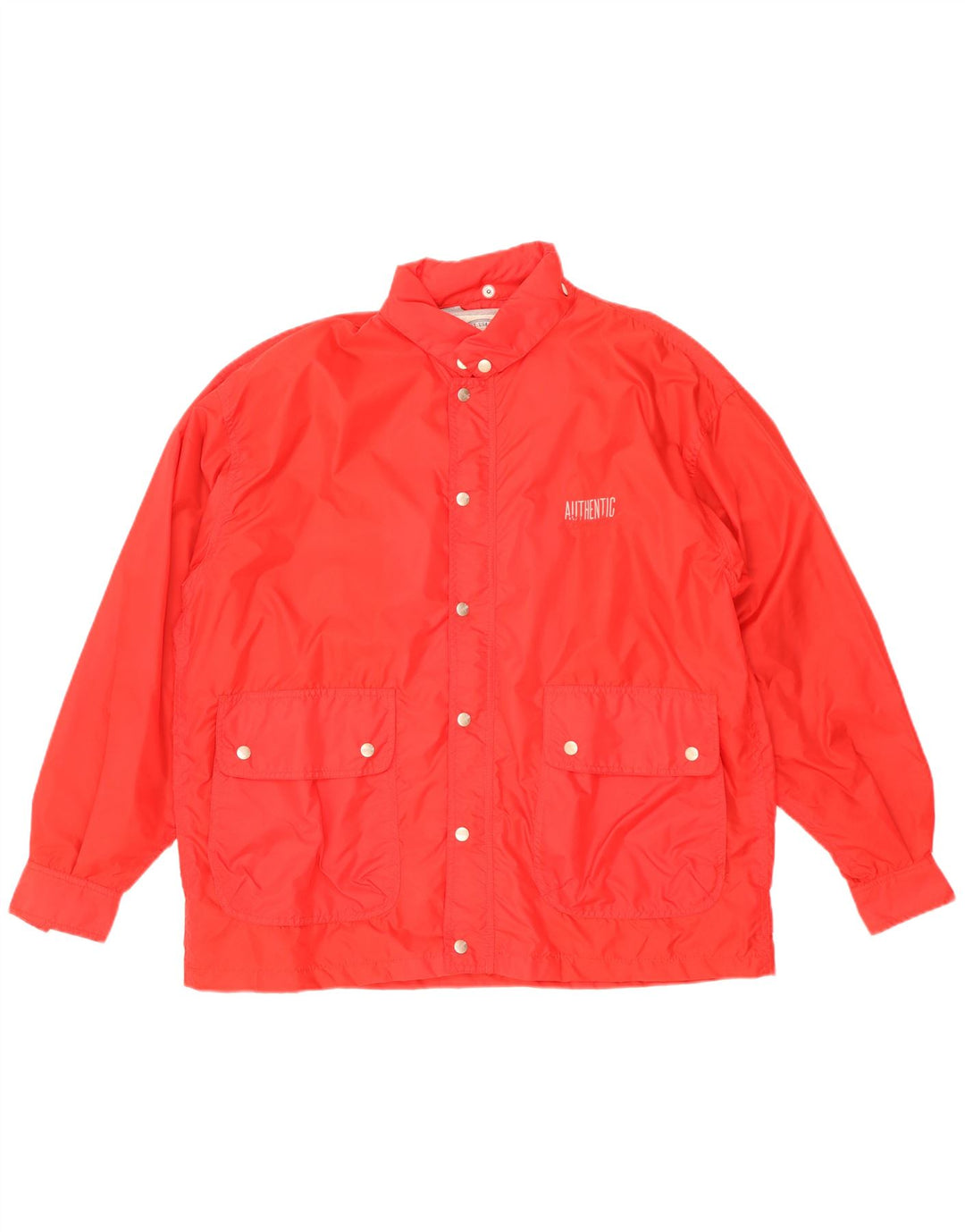 Wrangler Chaqueta cortavientos con capucha para hombre UK 38 Medium Red Polyamide