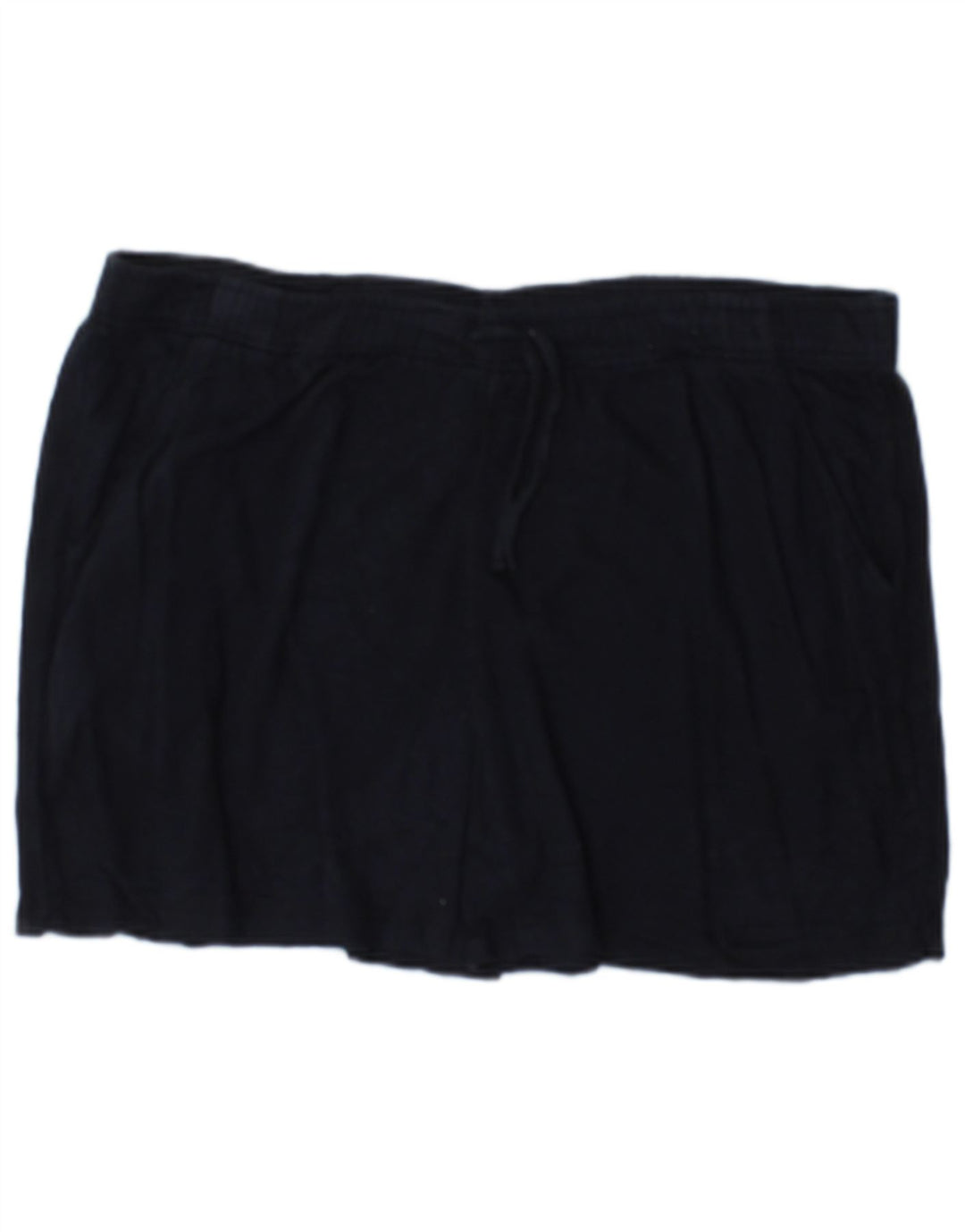Marks & Spencer Pantalones cortos deportivos para mujer UK 12 Medium Azul marino Algodón
