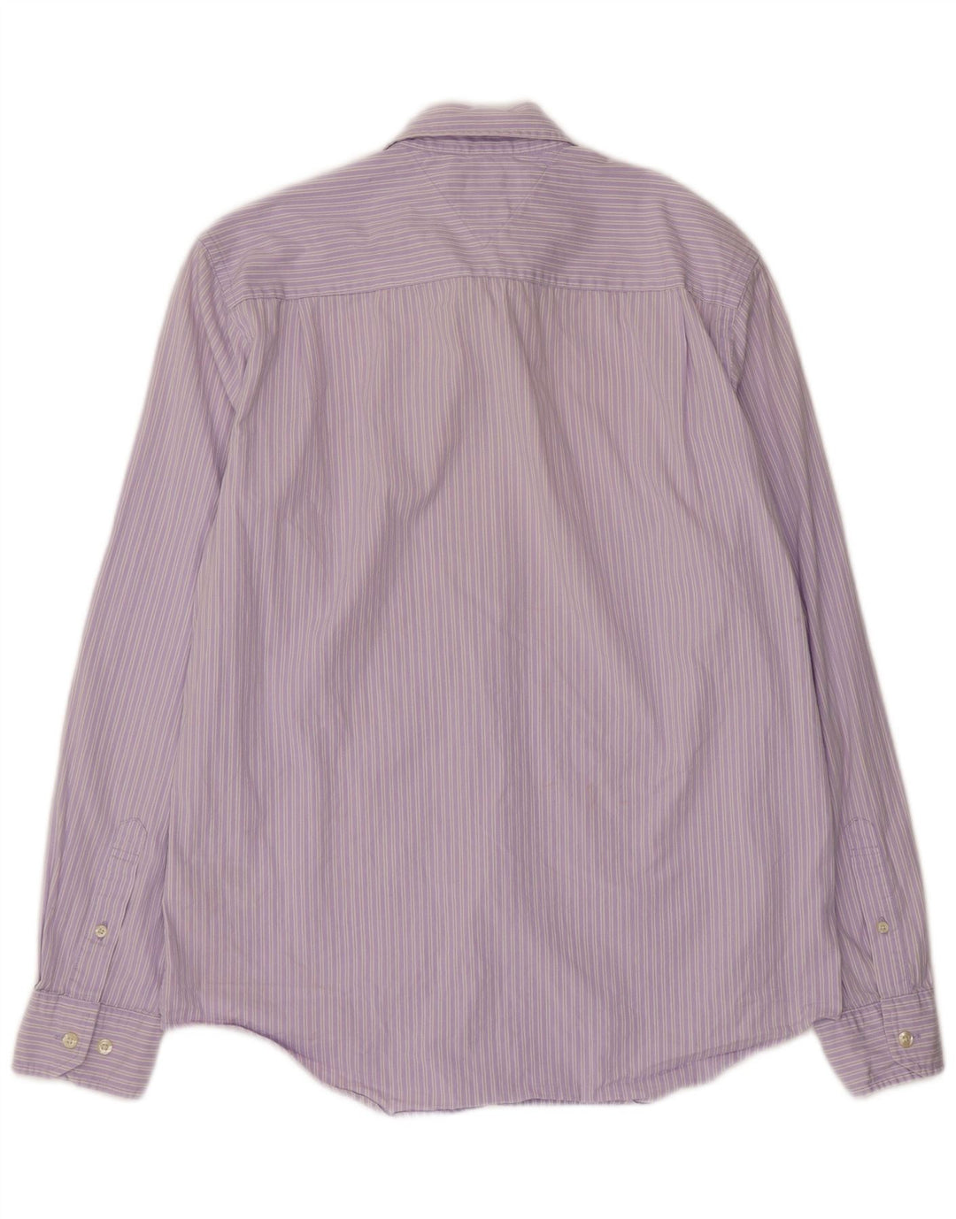 Tommy Hilfiger Camisa Custom Fit de algodón a rayas en color morado medio para hombre