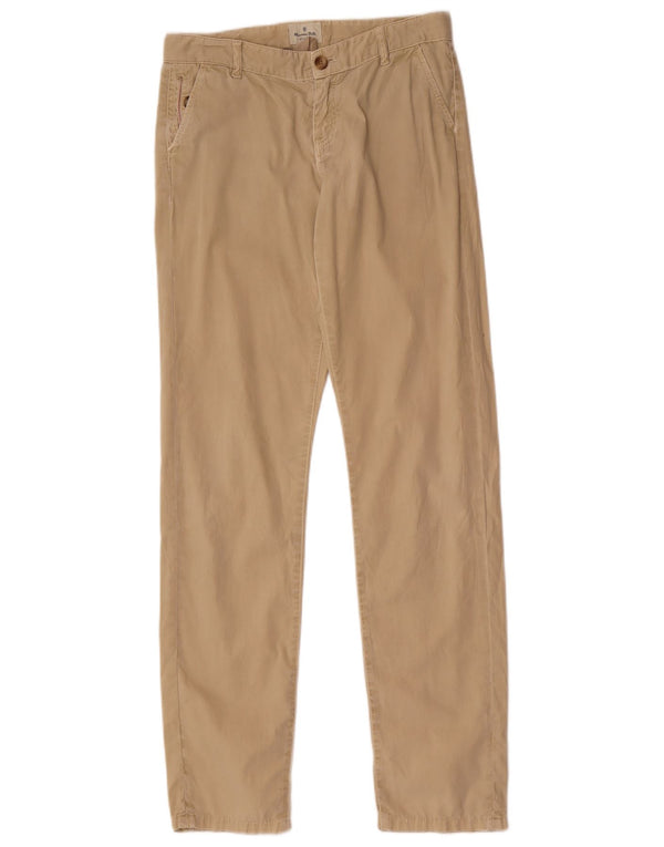 Massimo Dutti Pantalón Chino Slim Niño 13-14 Años W28 L32 Algodón Beige