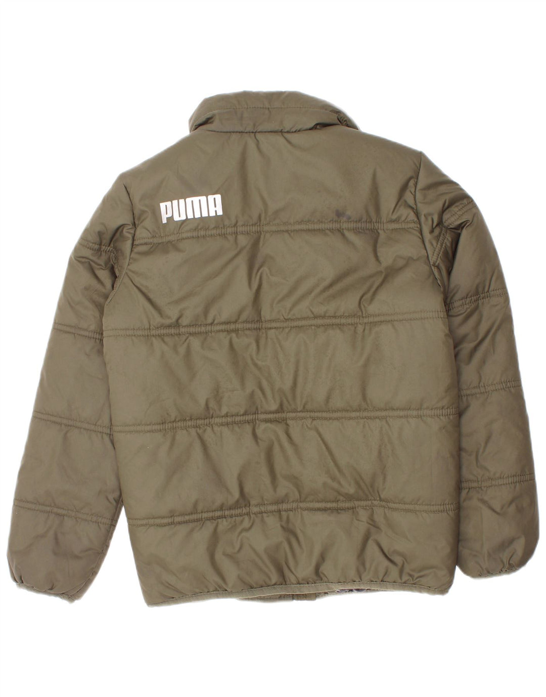 Puma Chaqueta acolchada con gráfico para niño 5-6 años Caqui Poliéster