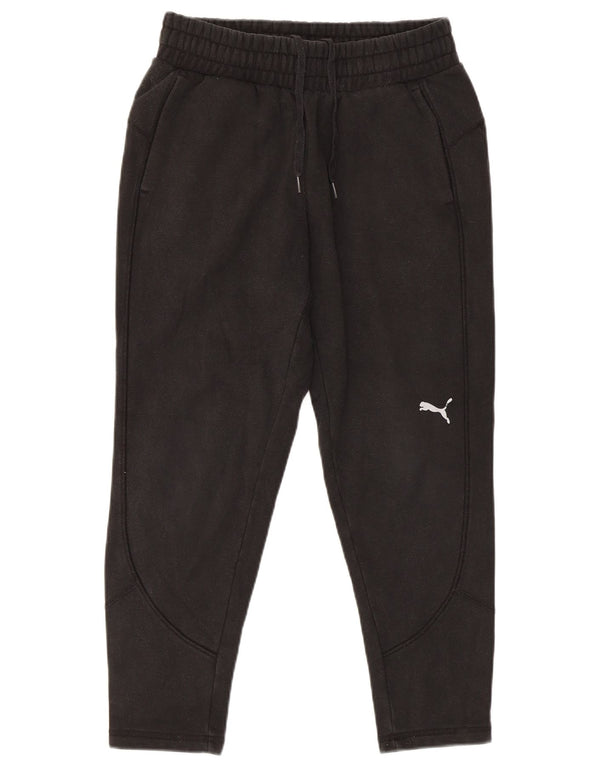 Puma Pantalones De Chándal Para Hombre Joggers Small Negro Algodón