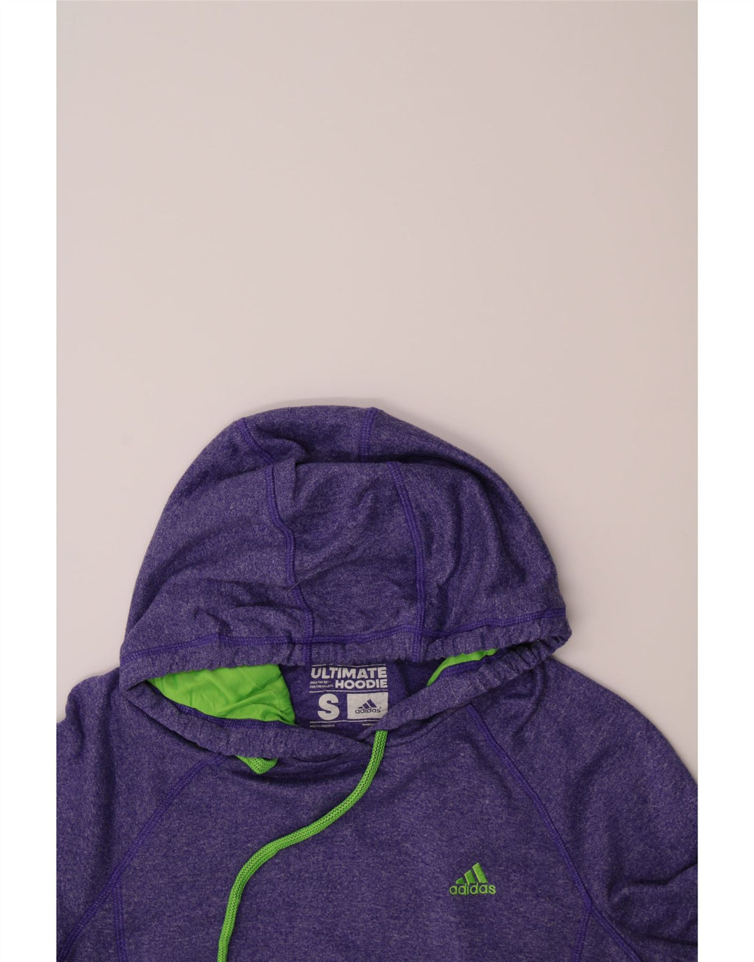 ADIDAS Womens Hoodie Jumper UK 10 Small Purple Polyester Vintage Adidas and Second-Hand Adidas from Messina Hembry 
