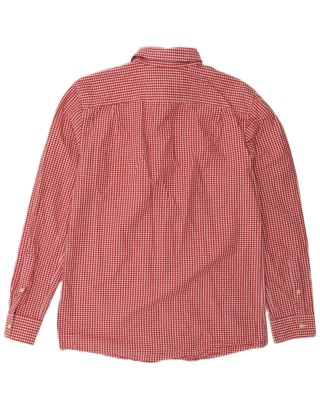 Camisa Jack Wills Hombre Algodón Vichy Rojo Mediano