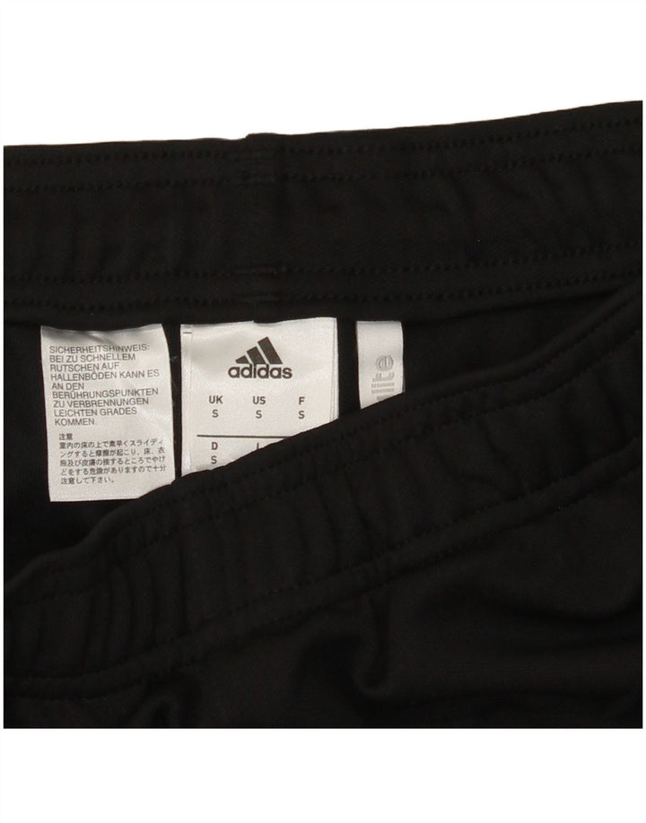 ADIDAS Hombre Climalite Chándal Pantalones Pequeños Poliéster Negro