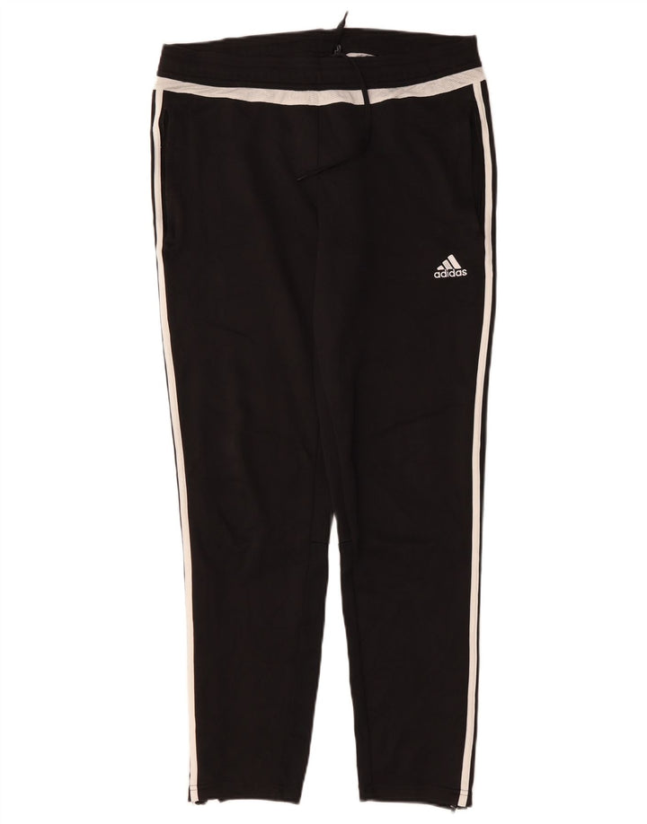 ADIDAS Mujer Climacool Chándal Pantalones UK 16/18 Grande Negro Poliéster