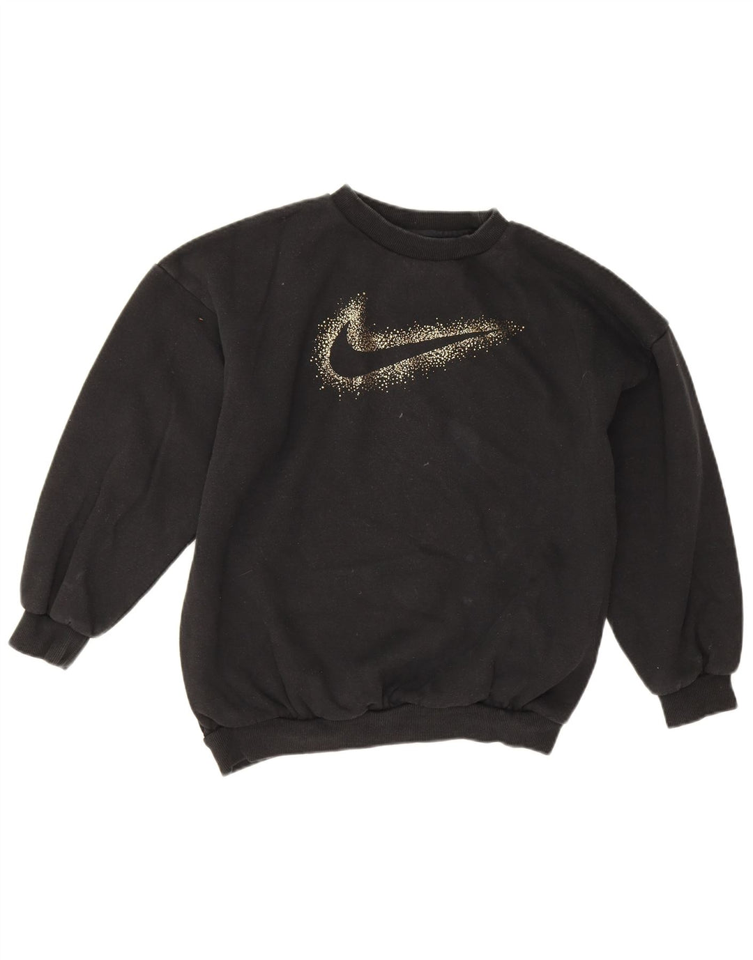 Nike - Sudadera extragrande con estampado gráfico para niñas de 12 a 13 años, talla grande, color negro