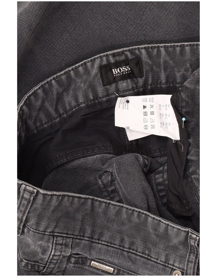 Vaqueros Hugo Boss Hombre Slim W36 L32 Algodón Gris