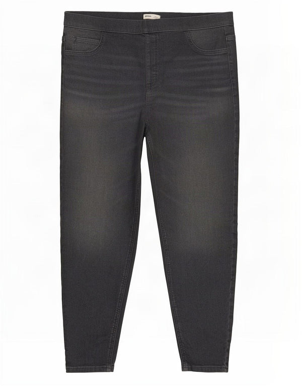 Marks & Spencer Vaqueros Jegging para Mujer UK 20 2XL W38 L27 Algodón Gris
