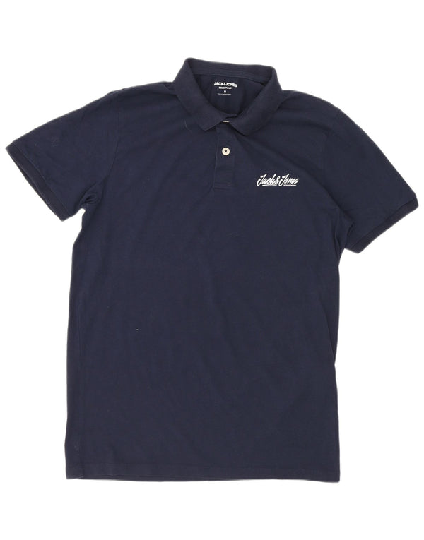 Polo Jack & Jones Hombre Algodón Azul Marino Medio
