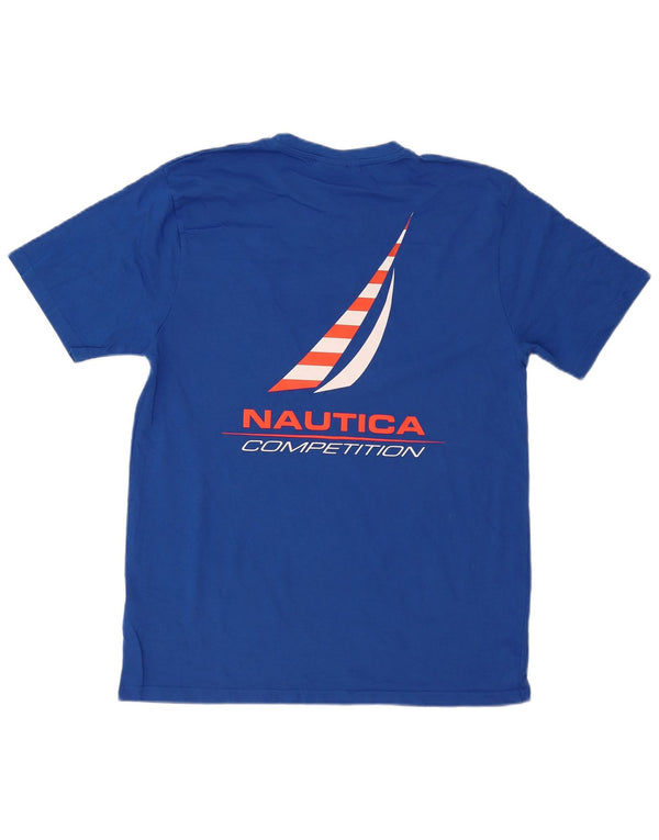 Nautica Camiseta gráfica para hombre Top Algodón azul medio
