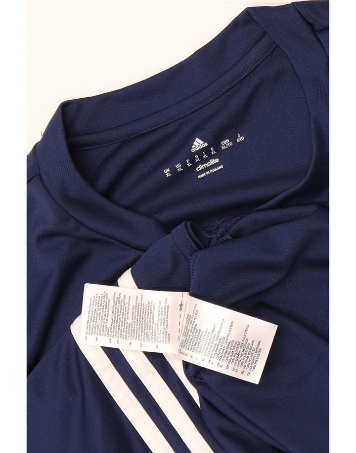 Adidas Hombre Climalite Camiseta Top XL Azul Marino Poliéster