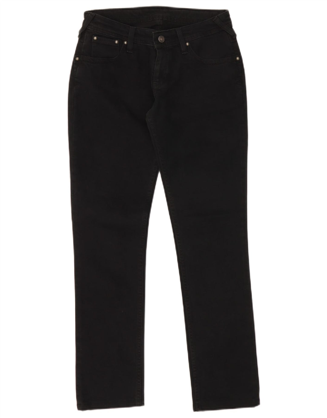 Levi's Vaqueros Pitillo Mujer W30 L29 Algodón Negro