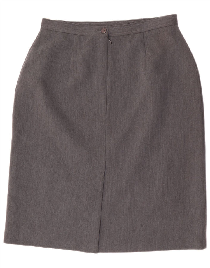 Falda recta para mujer St. Bernard UK 44 Mediana W28 Poliéster gris