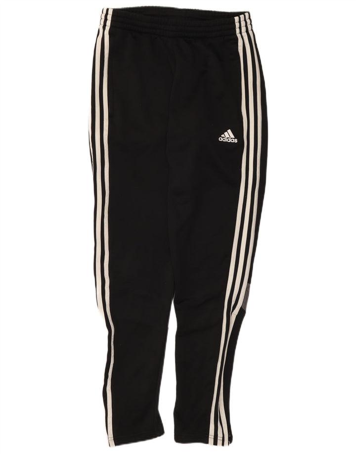 ADIDAS Hombre Climalite Chándal Pantalones Pequeños Negro Colorblock Poliéster