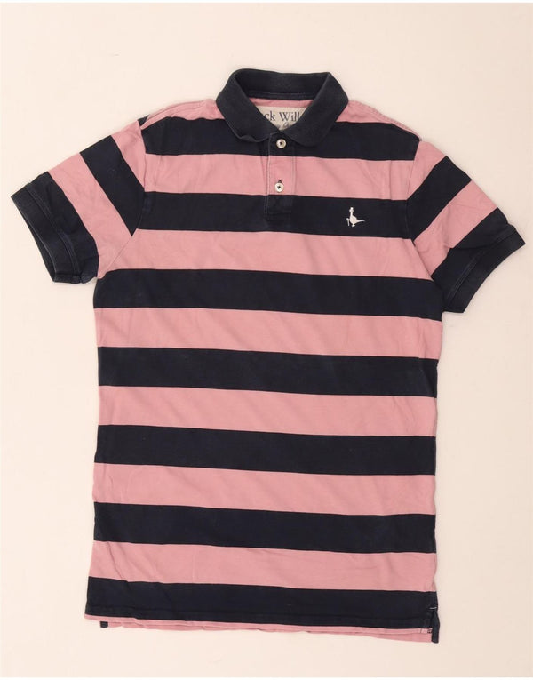 Polo Jack Wills Hombre XS Algodón Rayas Azul Marino