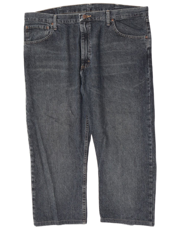 Vaqueros Wrangler Hombre Rectos W40 L23 Algodón Azul Marino