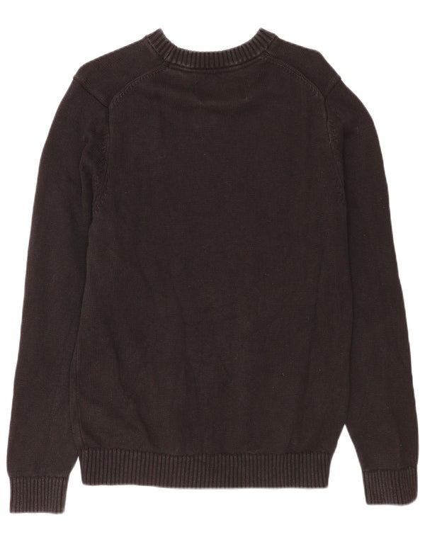 Calvin Klein Jeans Hombre Cuello Redondo Jersey Suéter Medio Negro Clásico