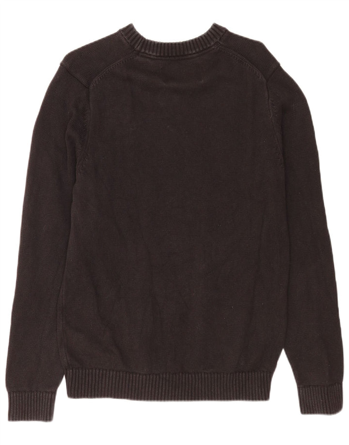 Calvin Klein Jeans Hombre Cuello Redondo Jersey Suéter Medio Negro Clásico