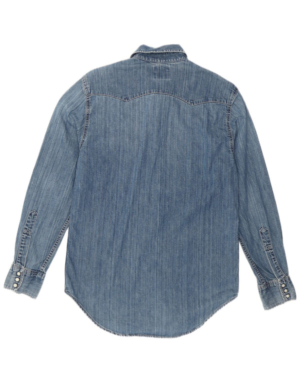 Levi's Hombre Camisa Vaquera De Algodón Azul Medio