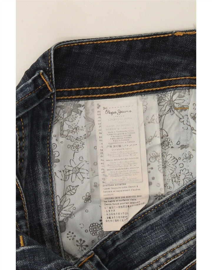 PEPE Jeans Mujer Suelto W31 L34 Azul Algodón