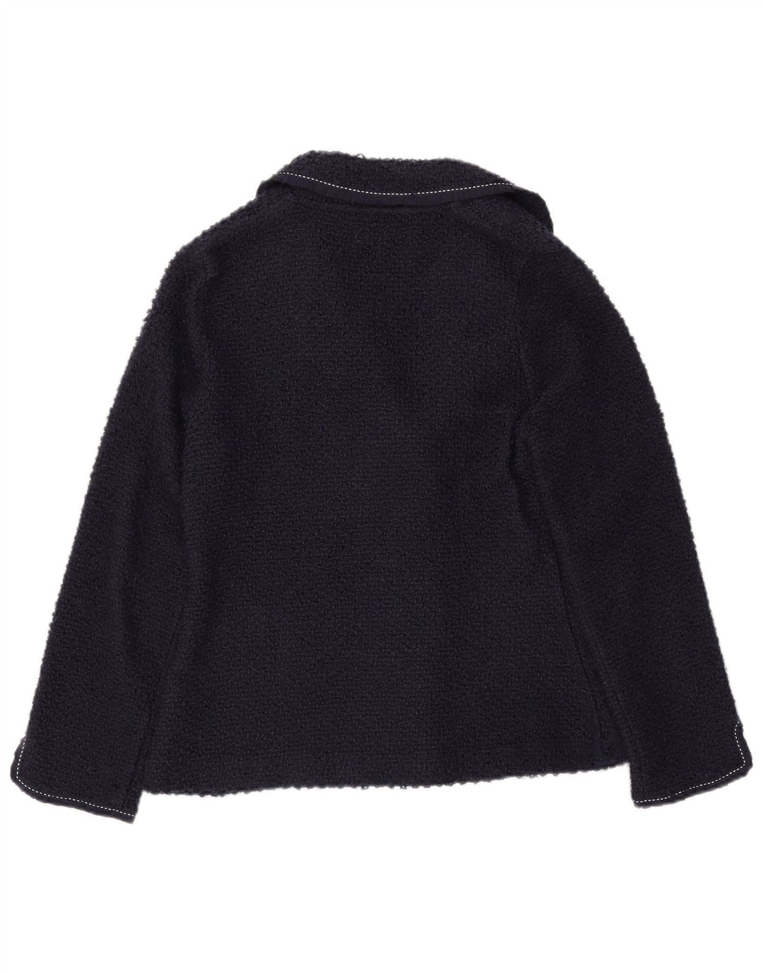 MONSOON Chaqueta tipo blazer de 3 botones para mujer UK 40 Grande Acrílico azul marino