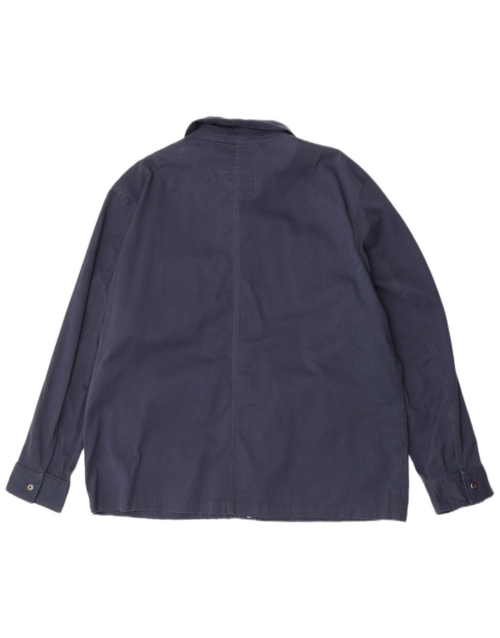 Marks & Spencer - Camisa para hombre, talla 3XL, algodón azul marino