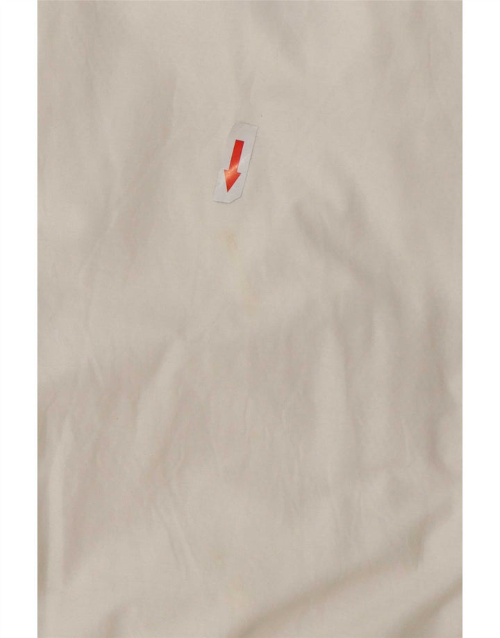 WPM Chaqueta bomber con estampado de Wildcats para hombre, talla 40, color blanco