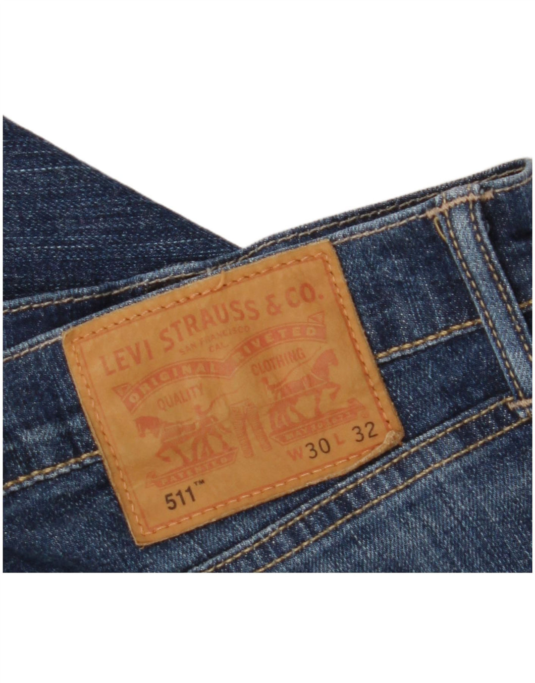 LEVI'S Mujer 511 Slim Jeans W30 L32 Algodón Azul