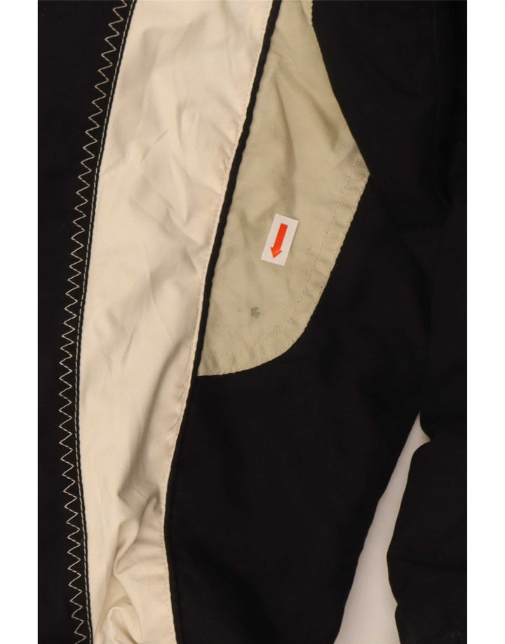 Chaqueta de esquí vintage para hombre IT 48 Poliéster color negro medio