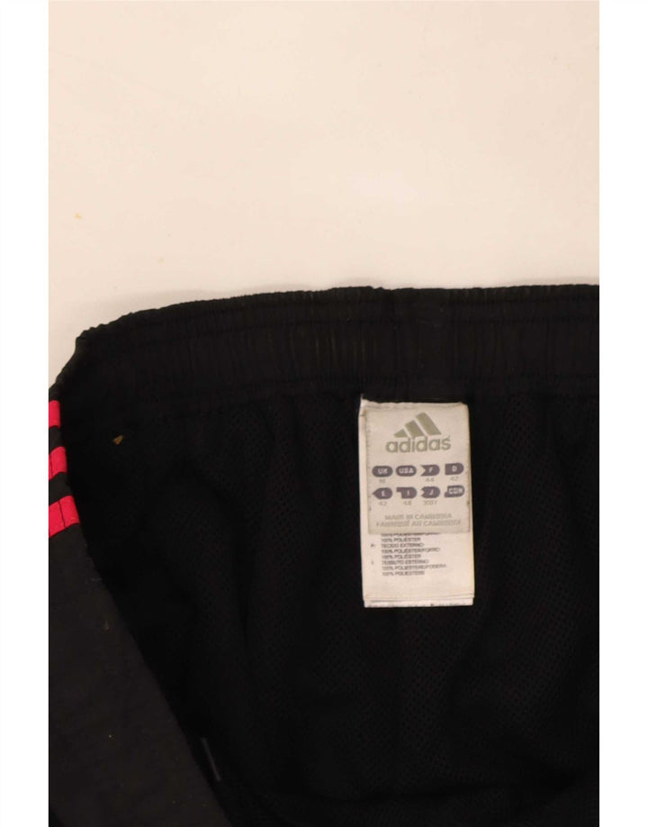 Adidas Mujer Capri Chándal Pantalones UK 40 Grande Poliéster Negro