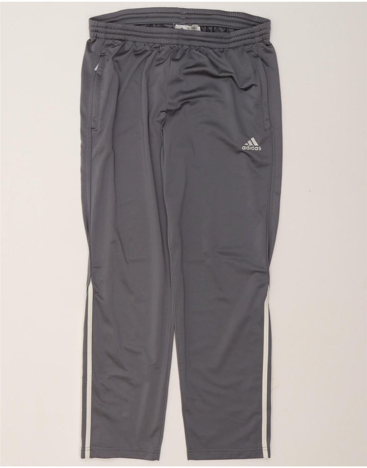 Adidas Pantalones de chándal para hombre Joggers UK 38/40 Gris medio Poliéster