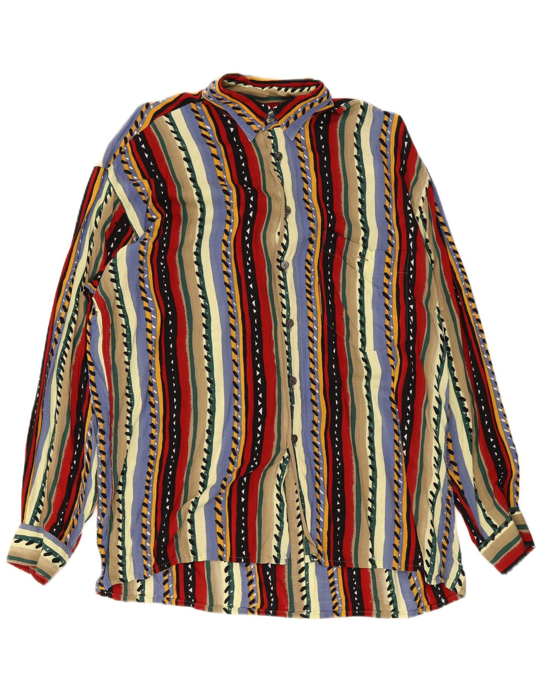 Camisa Hatico Performance para hombre talla 41 viscosa a rayas multicolor grande