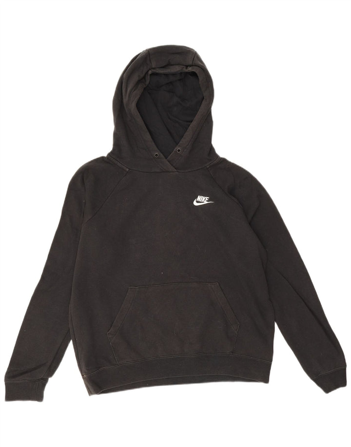 Nike - Sudadera con capucha para hombre, talla pequeña, algodón negro