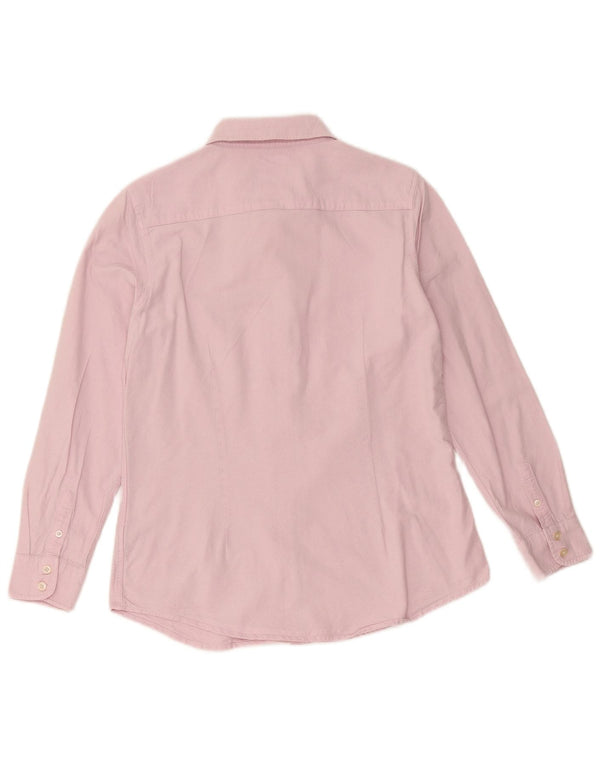 Crew Clothing Camisa para mujer UK 12 Algodón rosa medio