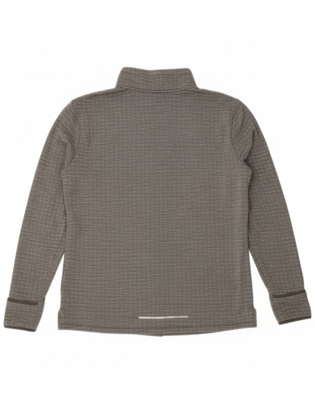 Nike - Chándal con cremallera y cuello para hombre, talla grande, poliéster moteado gris