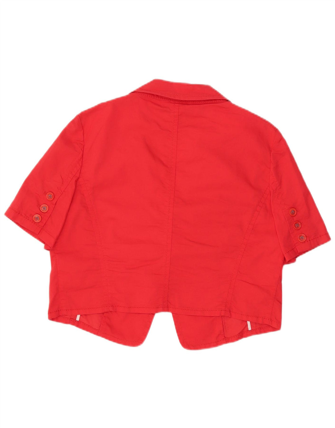 Marc Aurel Chaqueta tipo blazer de manga corta con 1 botón para mujer IT 42 Rojo mediano