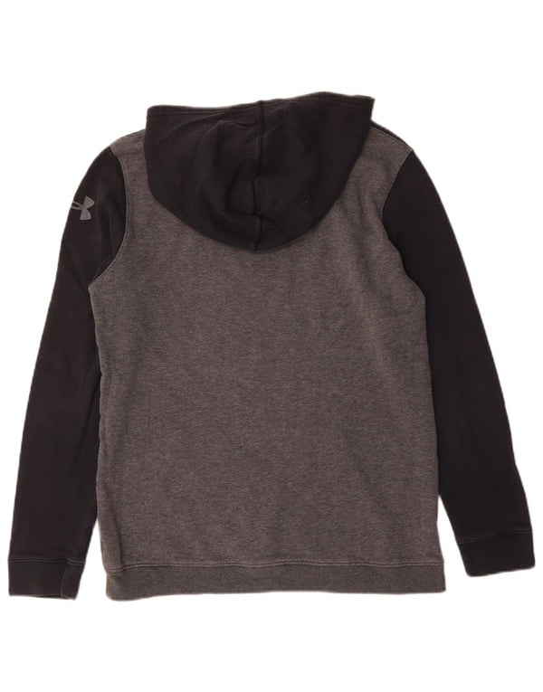 Under Armour Sudadera con capucha gráfica para niños 13-14 años XL Bloque de color negro