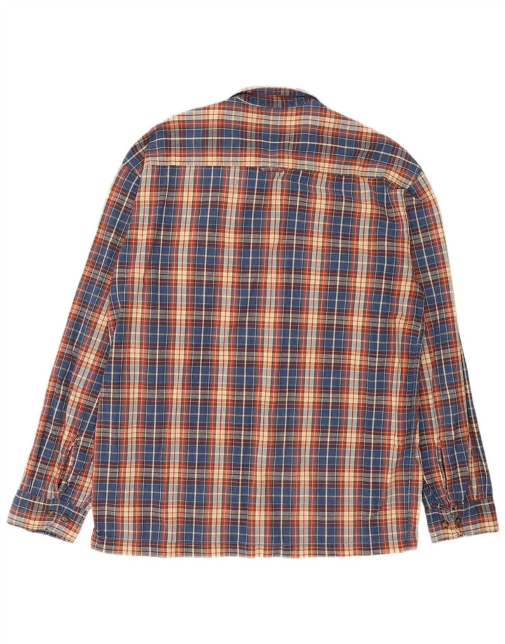 Wrangler Camisa De Franela Grande De Algodón Con Cuadros Multicolores