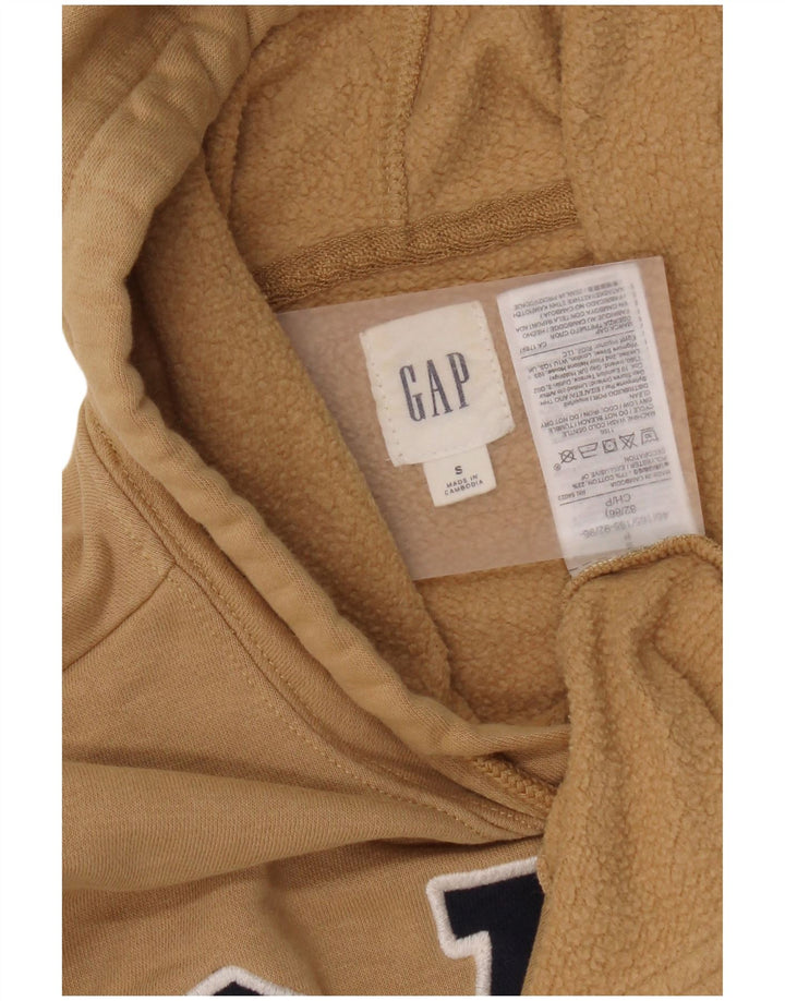 Gap Hombre Sudadera Con Capucha Gráfica Jersey Pequeño De Algodón Beige