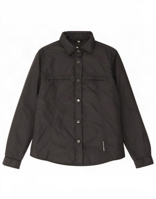 Tucano Urbano Womens Bomber Jacket UK 10 Small Black Nylon