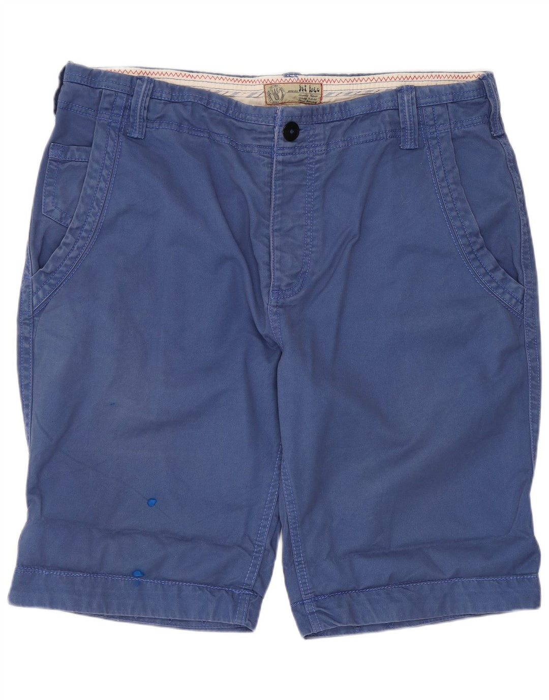 Pantalones cortos chinos para hombre Fat Face W36 Algodón azul grande